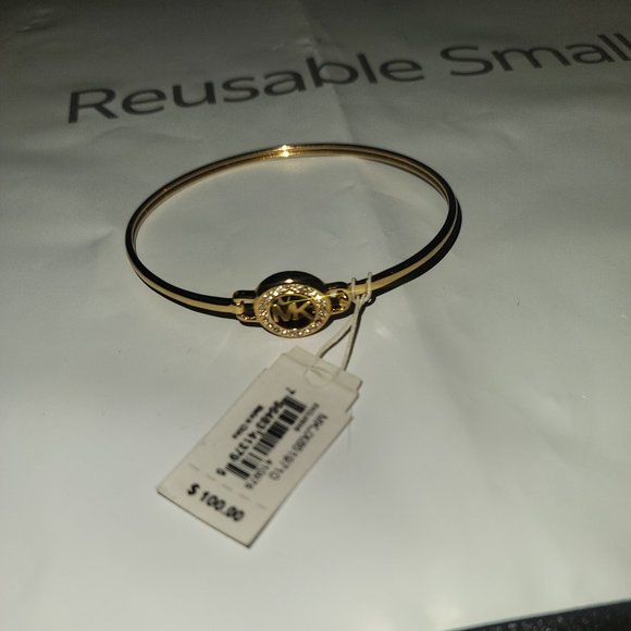 MK GOLD BANGLE - Picture 5 of 11